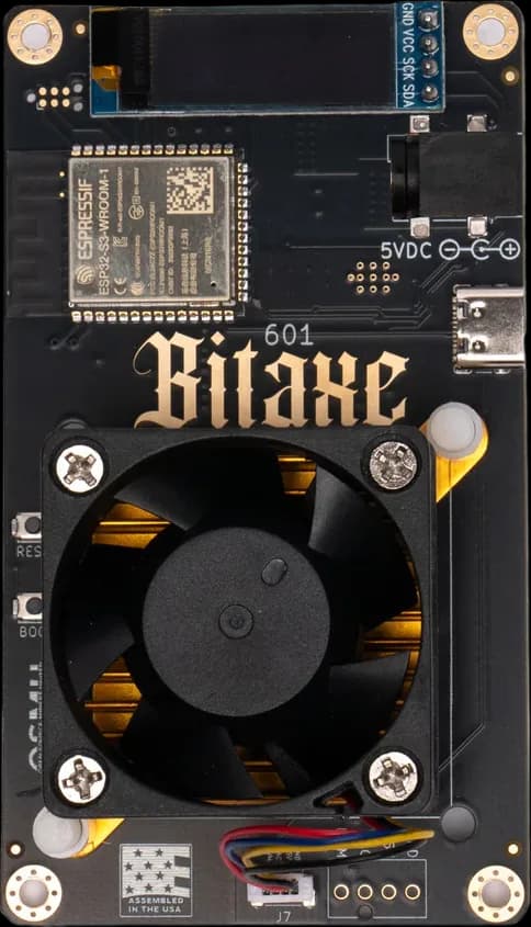 Bitaxe Gamma 601 - Lucky miner - 1.2 TH/s